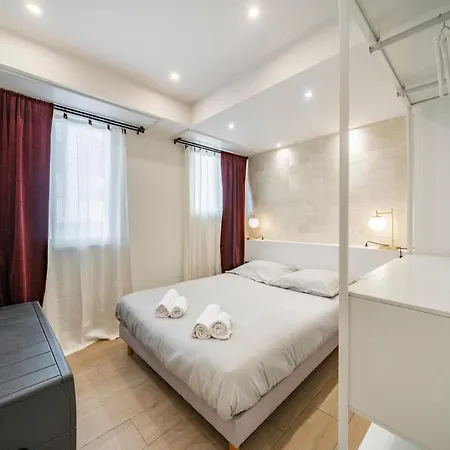아파트 Chaleureux 2 Pieces Dans Le Centre De - Hb 칸느